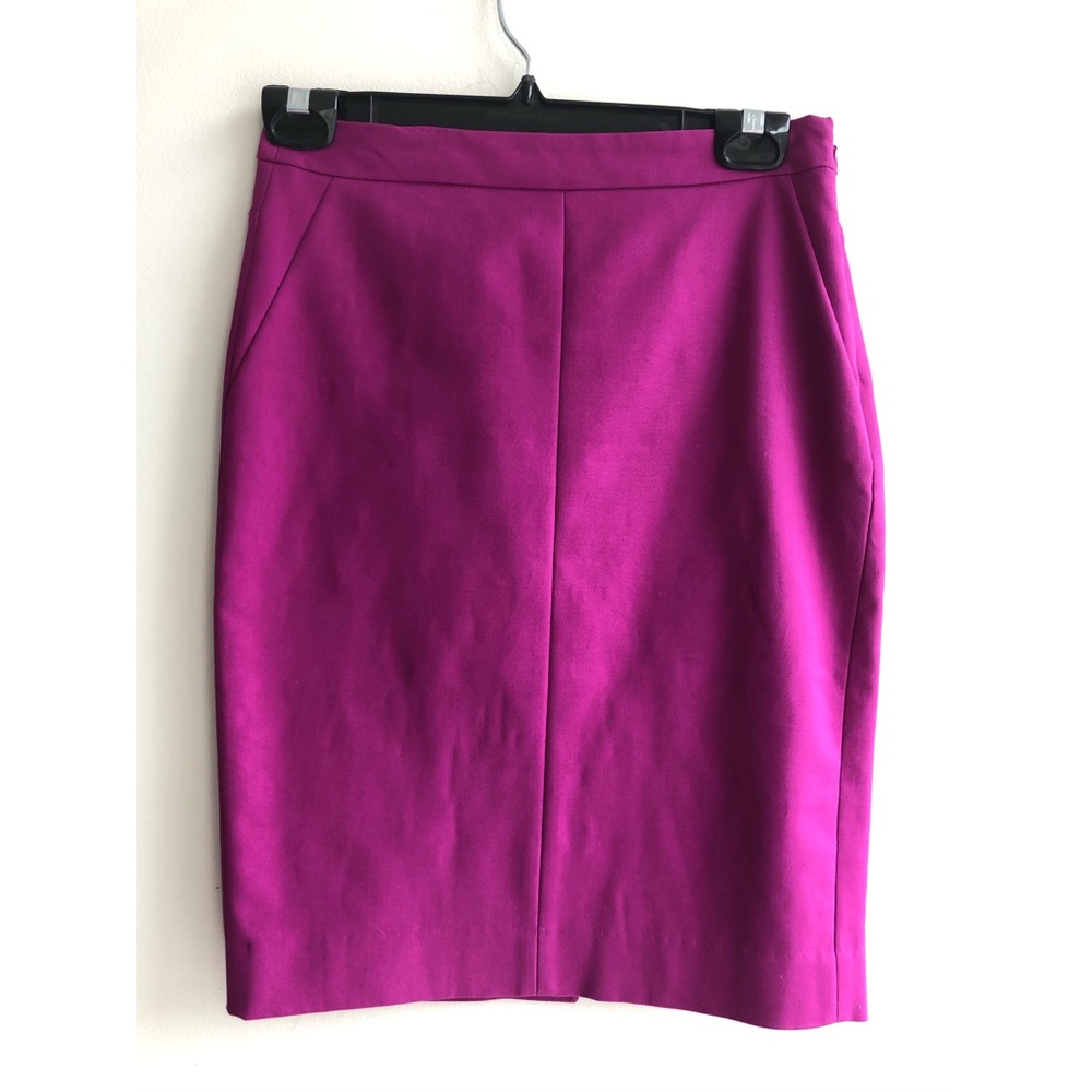 Fuschia Pencil Skirt